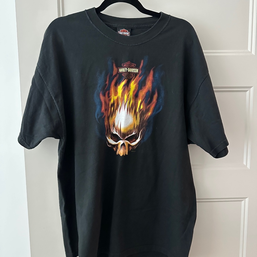 Vintage Skull Harley Davidson Salt Lake City, UT T-shirt